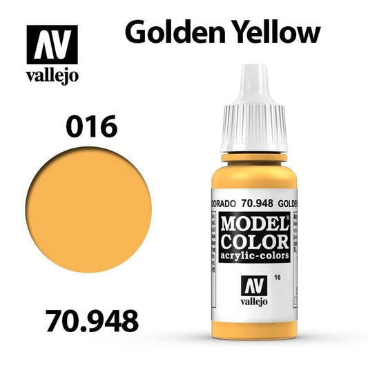 Vallejo Model Color - Golden Yellow 17ml - Val70948 (016)