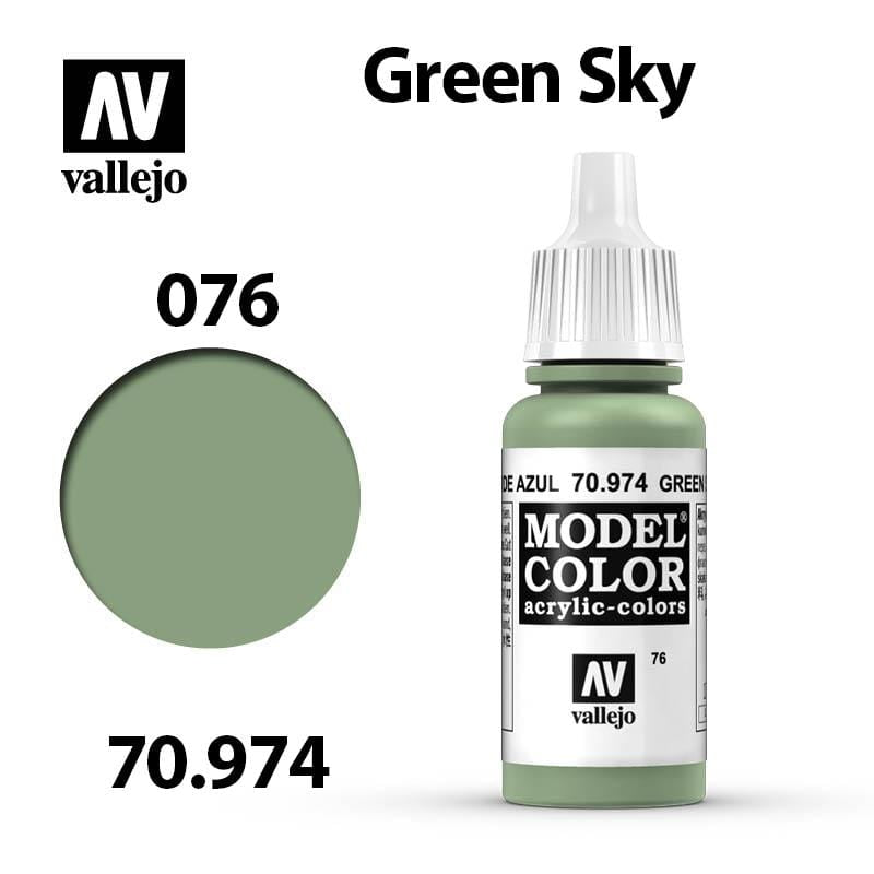 Vallejo Model Color - Green Sky 17ml - Val70974 (076)