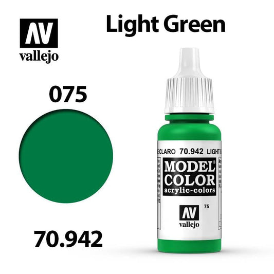 Vallejo Model Color - Light Green 17ml - Val70942 (075)