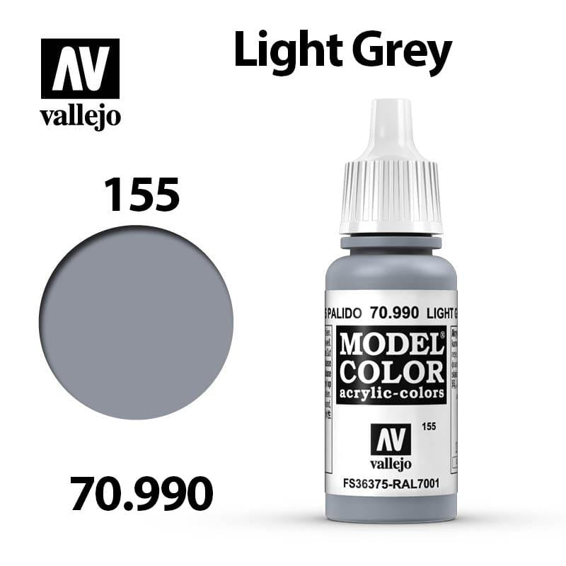 Vallejo Model Color - Light Grey 17ml - Val70990 (155)