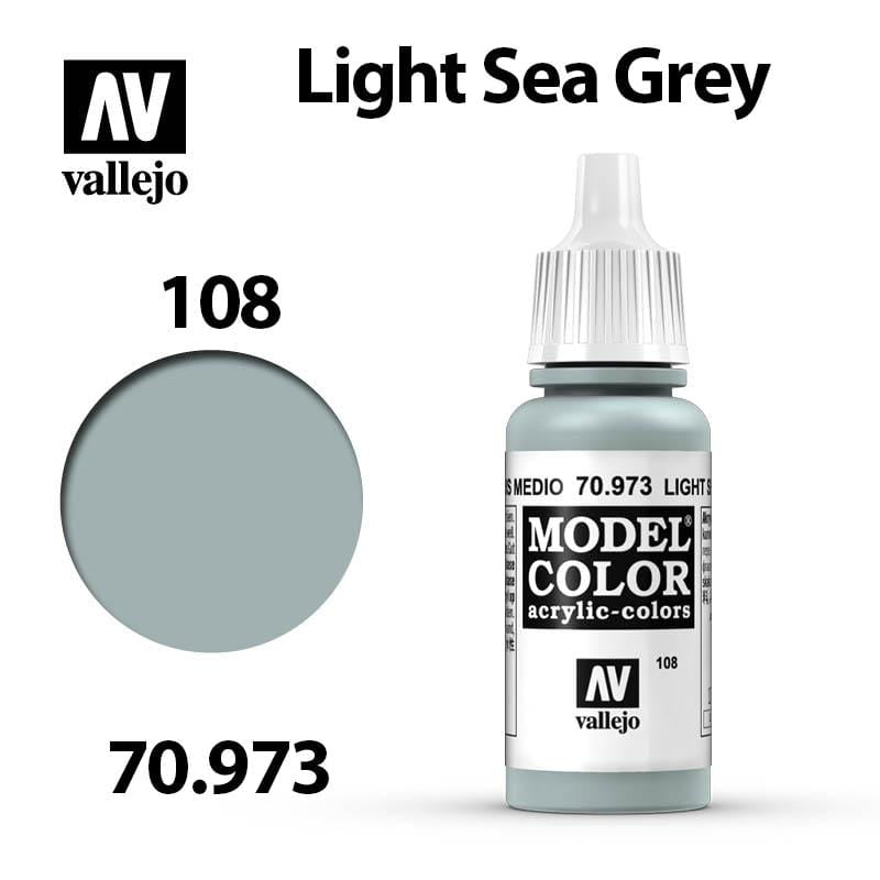 Vallejo Model Color - Light Sea Grey 17ml - Val70973 (108)