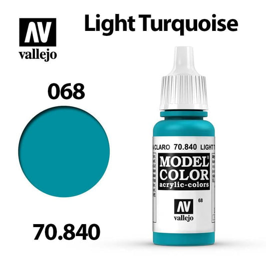 Vallejo Model Color - Light Turquoise 17ml - Val70840 (068)