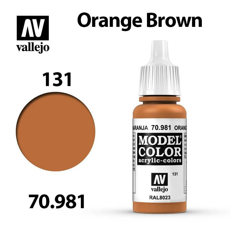 Vallejo Model Color - Orange Brown 17ml - Val70981 (131)