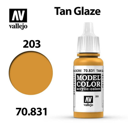 Vallejo Model Color - Tan Glaze 17ml - Val70831 (203)