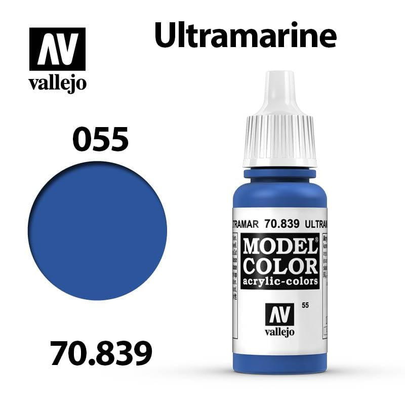 Vallejo Model Color - Ultramarine 17ml - Val70839 (055)