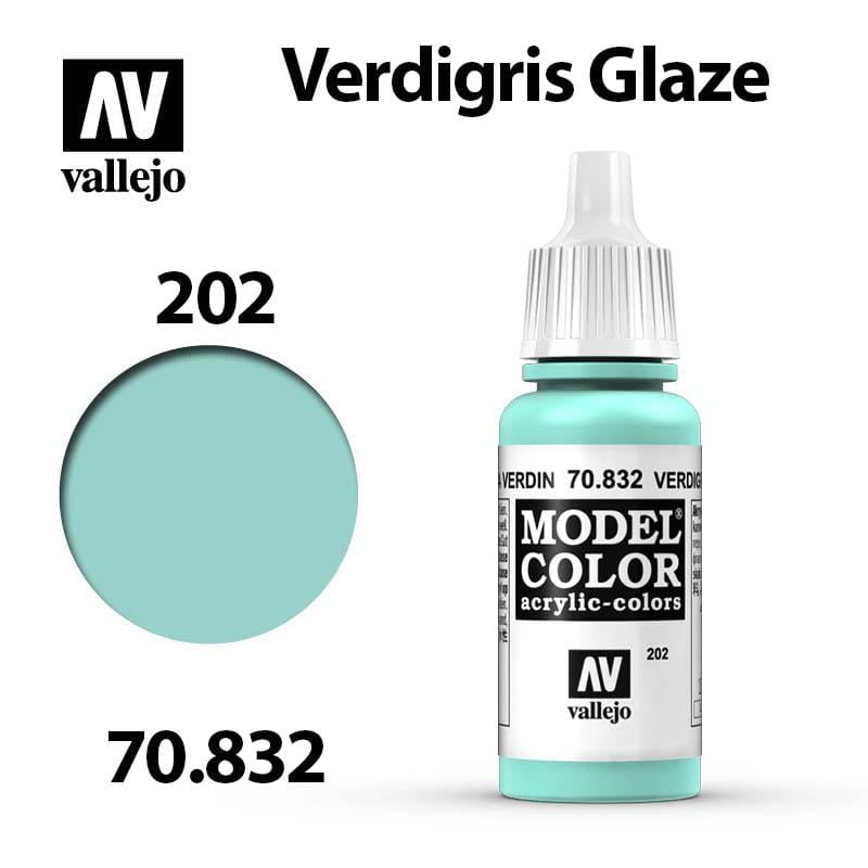 Vallejo Model Color - Verdigris Glaze 17ml - Val70832 (202)