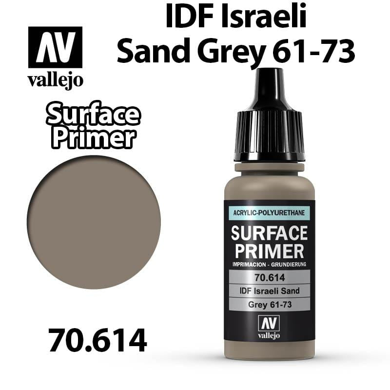 Vallejo Surface Primer - IDF Israeli Sand Grey (61-73) 17ml - Val70614