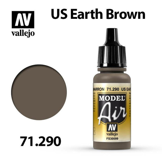 Vallejo model Air - US Earth Brown 17ml - Val71290