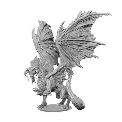 D&D Unpainted Miniatures: Adult Black Dragon