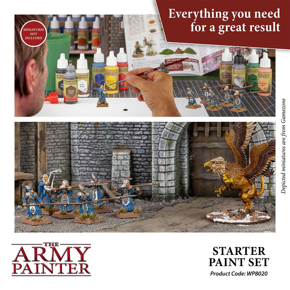 Army Painter Wargames Hobby Starter Paint Set ( WP8020 )