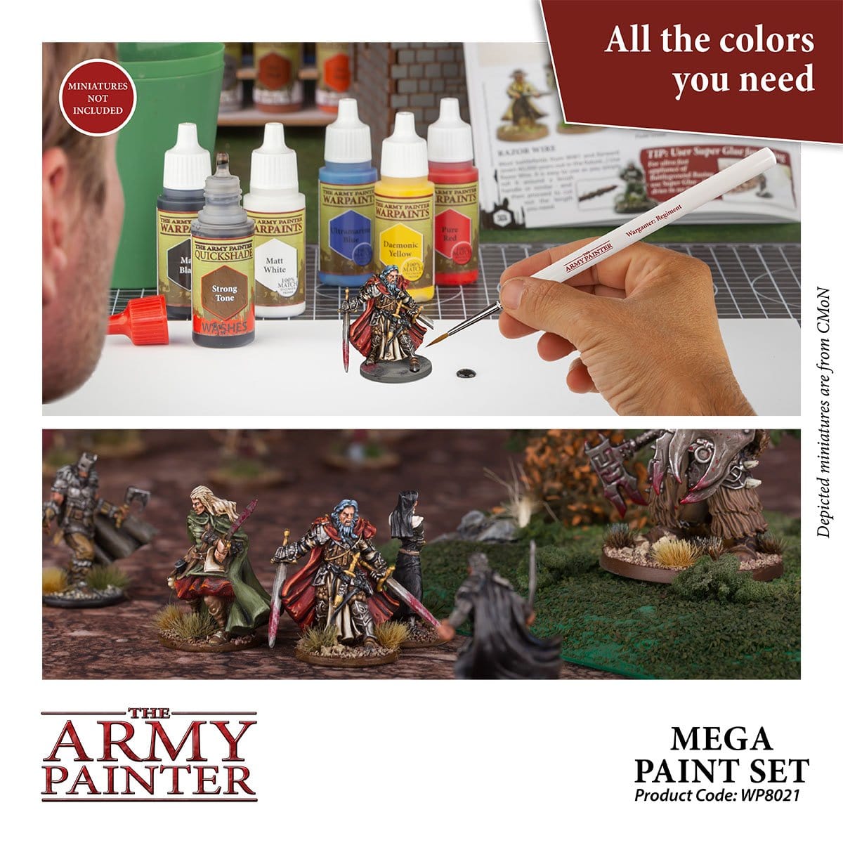 Army Painter Warpaints Mega Paint Set ( WP8021 )