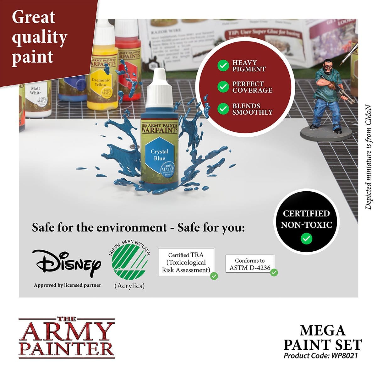 Army Painter Warpaints Mega Paint Set ( WP8021 )