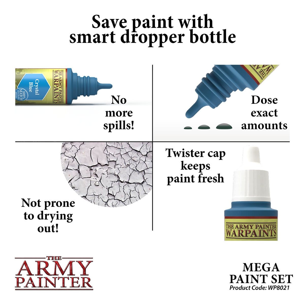 Army Painter Warpaints Mega Paint Set ( WP8021 )