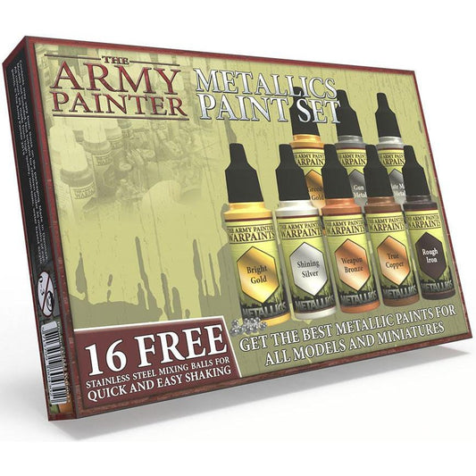 Army Painter Warpaints Metallics Paint Set ( WP8043 )