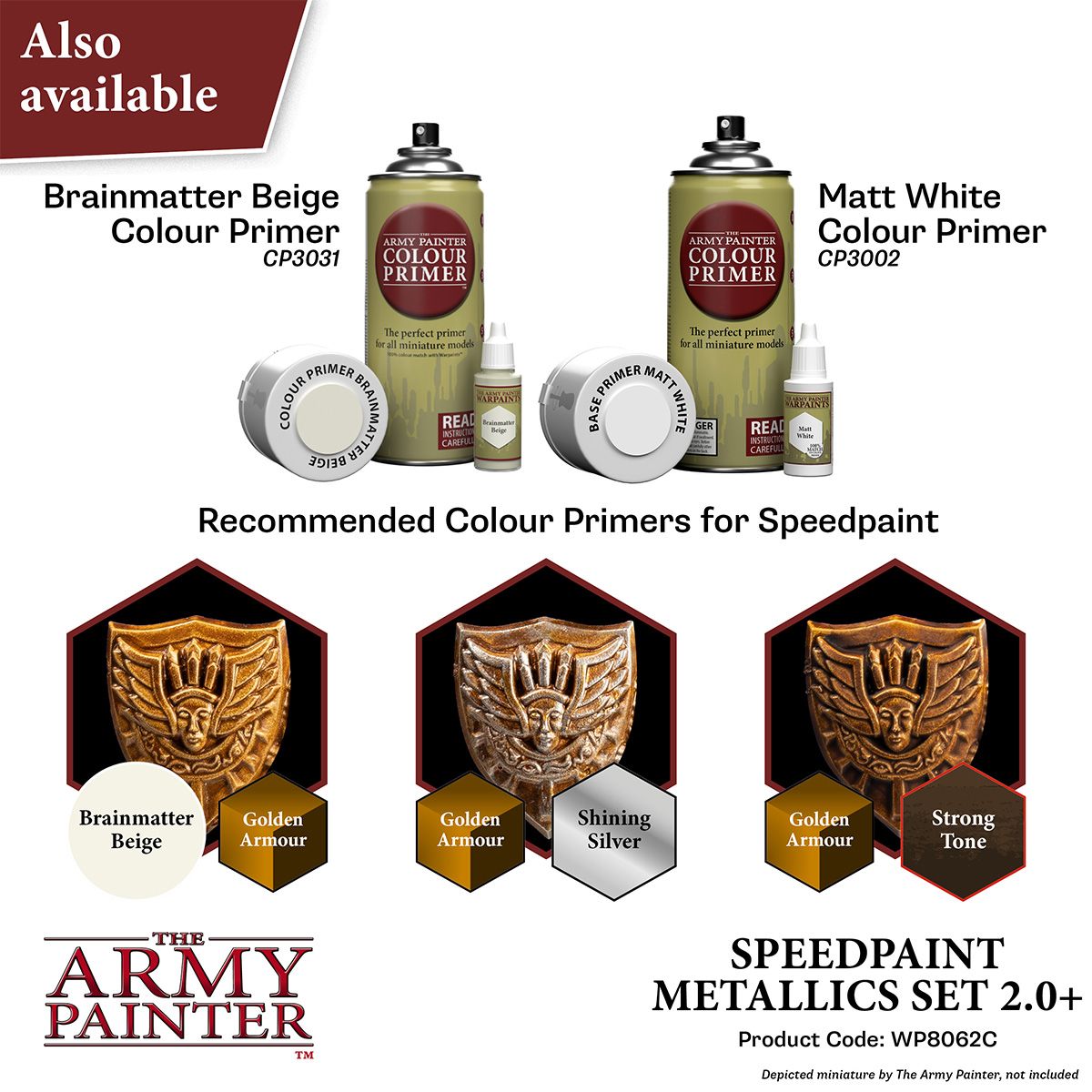 Army Painter Speedpaint Metallics Set 2.0 ( WP8062 )