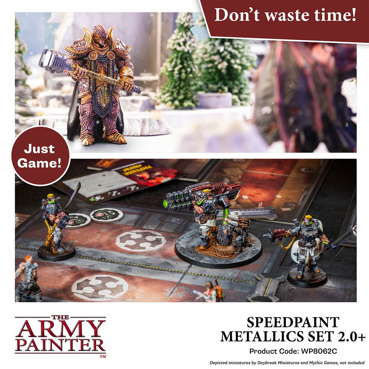 Army Painter Speedpaint Metallics Set 2.0 ( WP8062 )