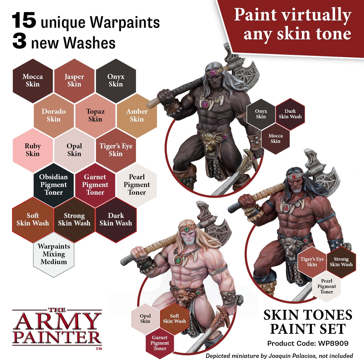 Army Painter Skin Tones Paint Set ( WP8909 )