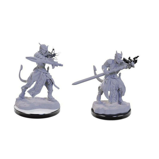 D&D Unpainted Minis - Tiefling Warlocks ( 90670 )