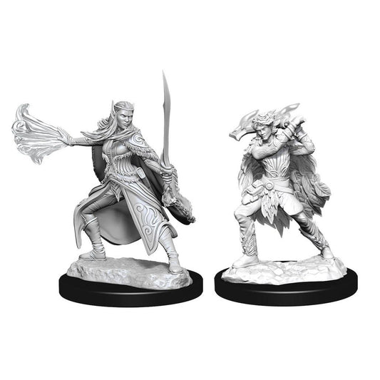 D&D Unpainted Minis - Winter Eladrin & Spring Eladrin ( 90320 )