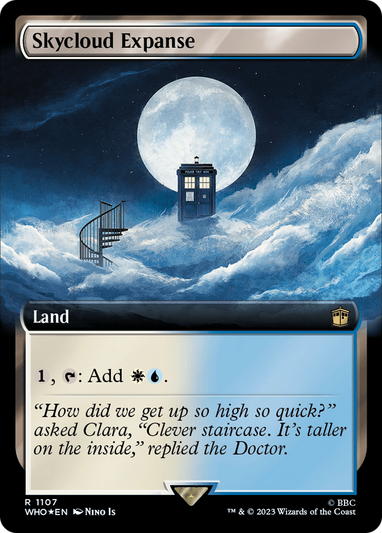 Skycloud Expanse (Extended Art) (Surge Foil) [Doctor Who]