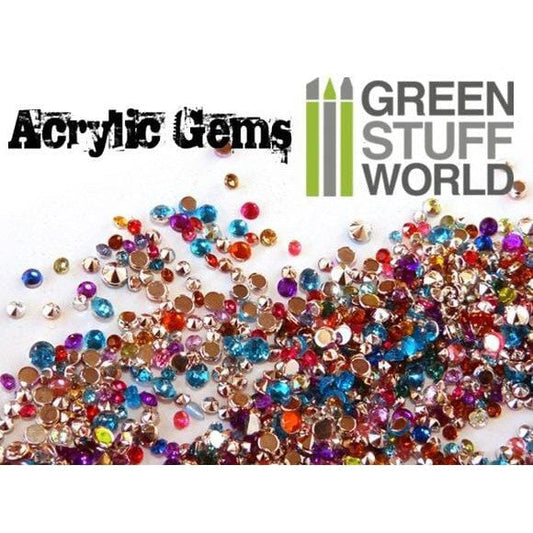 GSW Acrylic Gems 1mm to 2.5mm (1033)