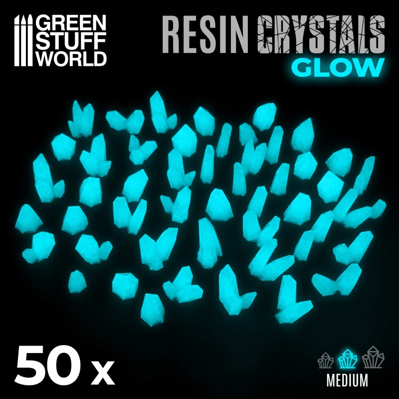 GSW Resin Crystal Glow in the Dark