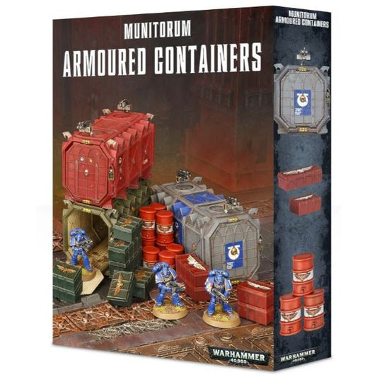 Terrain - Manufactorum – Munitorum Armoured Containers (02588) - Used Like New