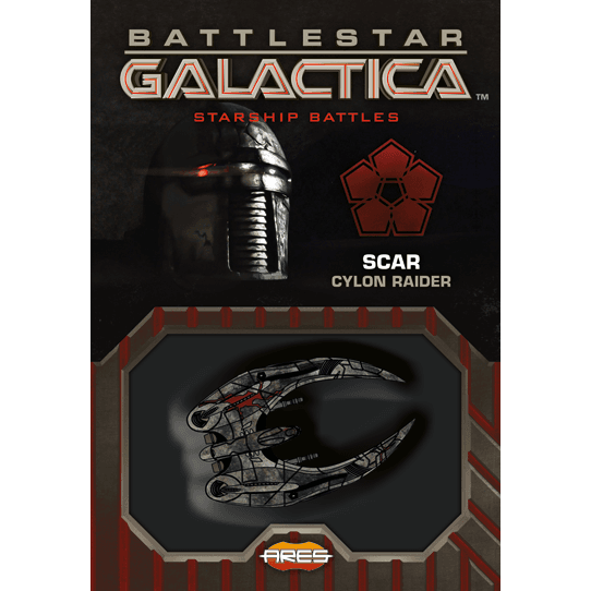 Battlestar Galactica Starship Battle - Scar Cylon Raider