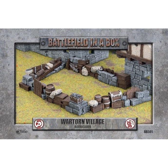 Battlefield in a Box - Wartorn Village Barricades (BB591)