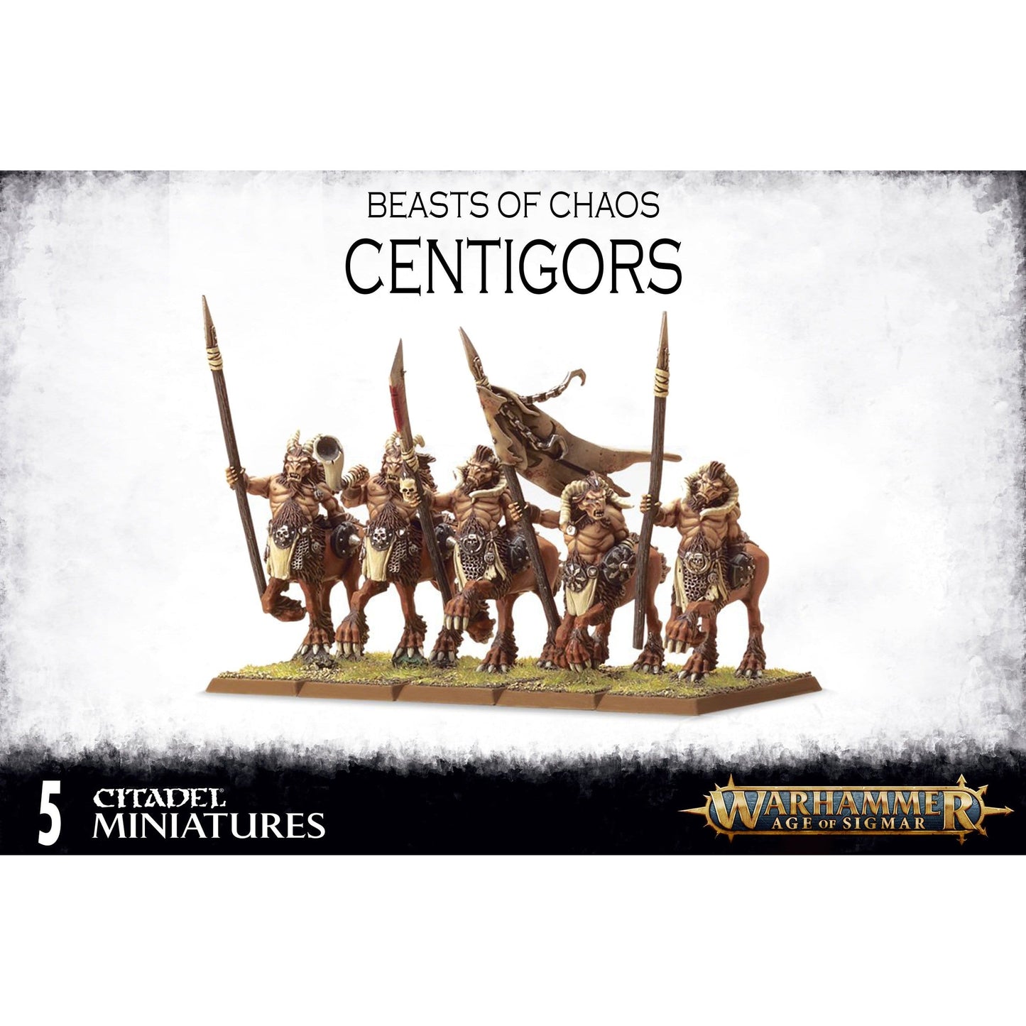 Monsters of Chaos Beastmen Centigors ( 6005-W ) - Used