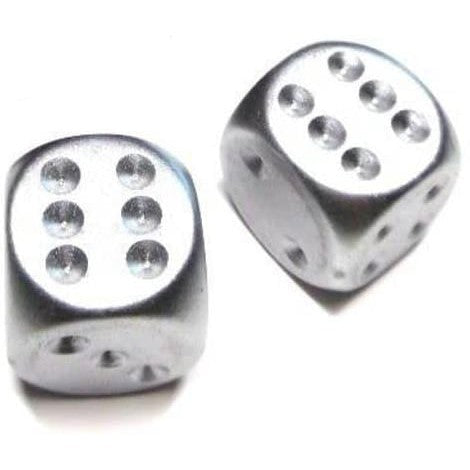 2 D6 Aluminum Plated 16mm - CHX29012