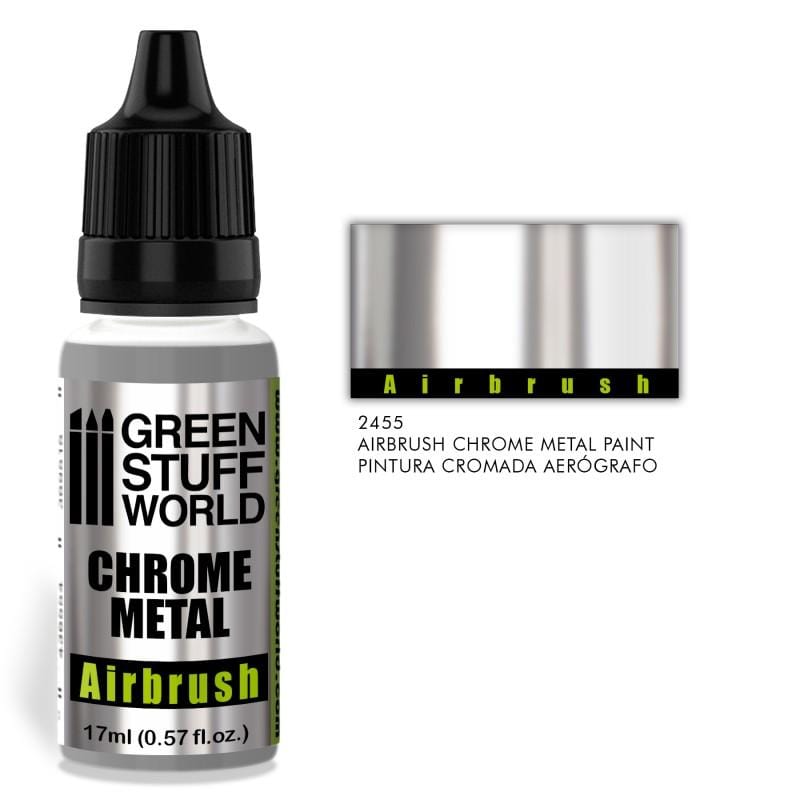 GSW Metallic - Chrome Metal for Airbrush 17ml (2455)