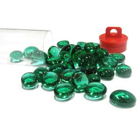 Glass Stone Counter 40+ Crystal Dark Green - CHX01125