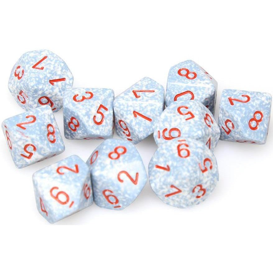 10 D10 Speckled Dice Air - CHX25100 - Abyss Game Store