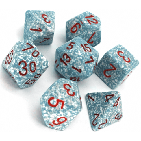 7 Polyhedral Dice Set Speckled Air - CHX25300