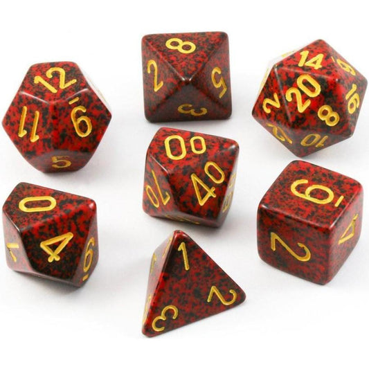 7 Polyhedral Dice Set Speckled Mercury - CHX25323