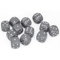 12 D6 Speckled 16mm Dice Hi-Tech - CHX25740 - Abyss Game Store