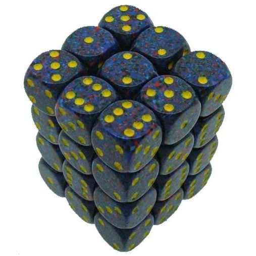 36 D6 Speckled 12mm Dice Twilight - CHX25966