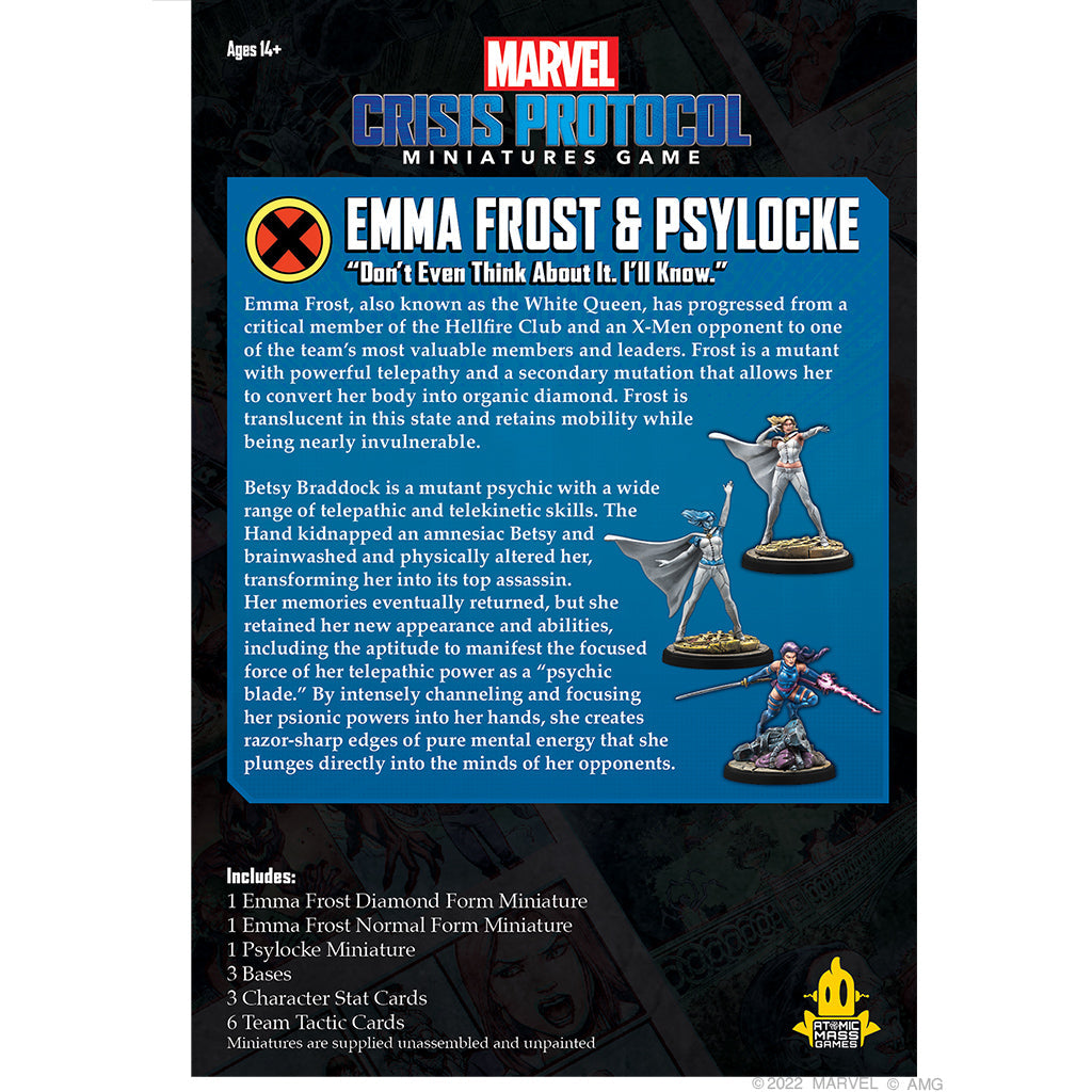 Marvel Crisis Protocol - Emma Frost & Psylocke ( CP103 )