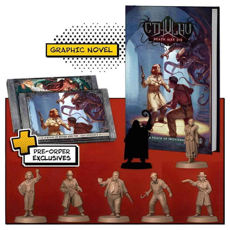 Cthulhu: Death May Die - A Touch of Providence Comic + Promo Miniatures