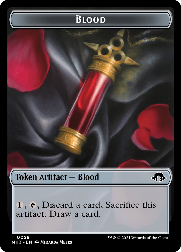 Blood // Energy Reserve Double-Sided Token [Modern Horizons 3 Tokens]
