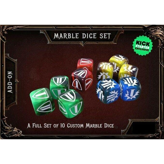 Dark Rituals: Malleus Maleficarum - Marble Dice Set