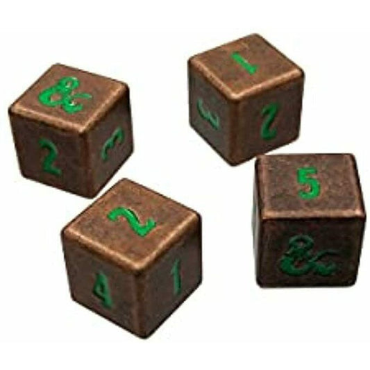 D6 Heavy Metal D&D Feywild Copper/Green - UP18783