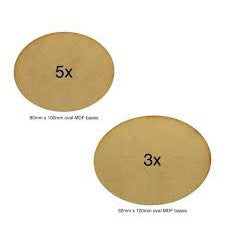 Bolt Action - Gun Emplacement Oval Bases (wg-base-31)