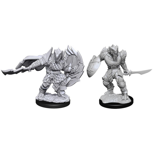 D&D Unpainted Minis - Dragonborn Fighter Male ( 90303 )