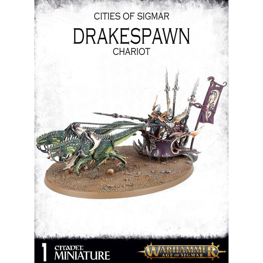 Cities of Sigmar Scourgerunner Chariot / Drakespawn Chariot ( 85-13-W ) - Used