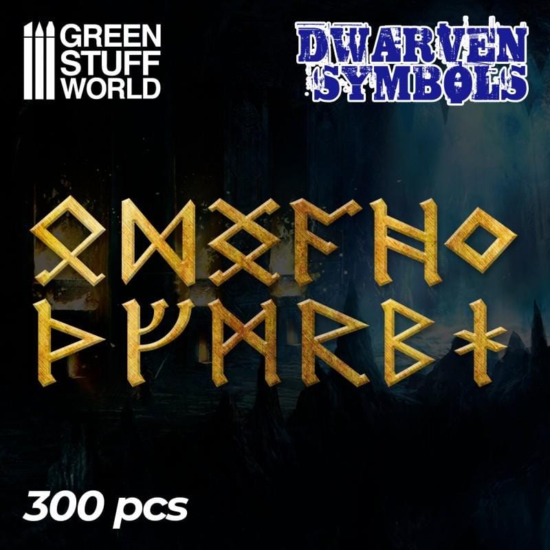 GSW Micro Runes: Dwarven Symbols - 300 letters (2175)