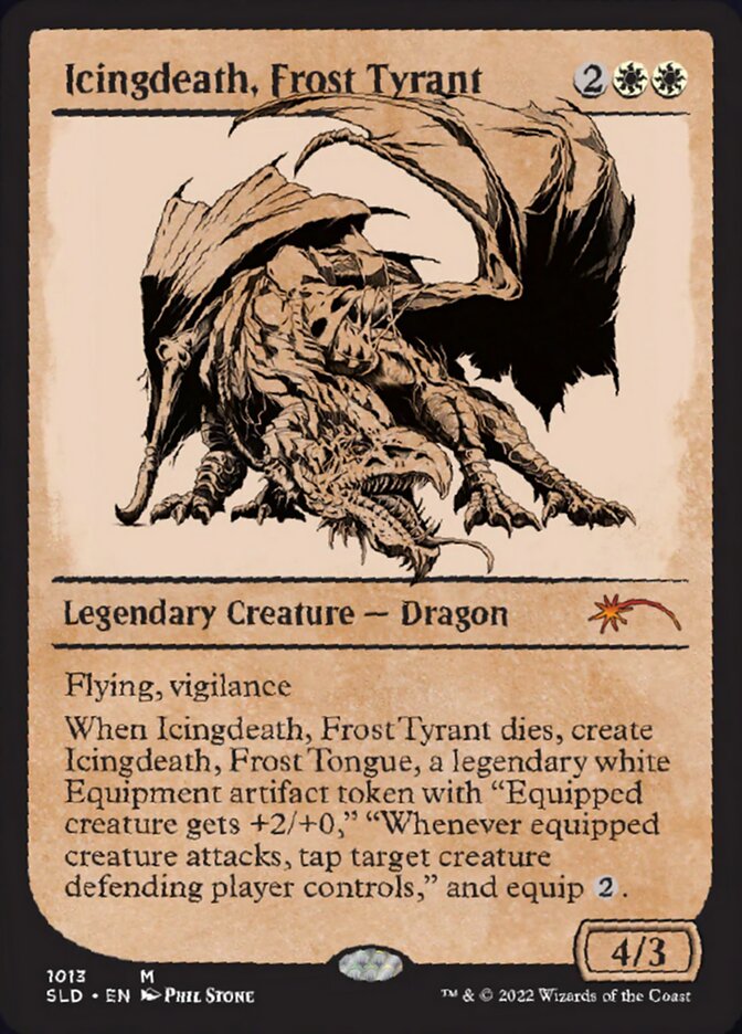 Icingdeath, Frost Tyrant (Showcase) [Secret Lair Drop Series]