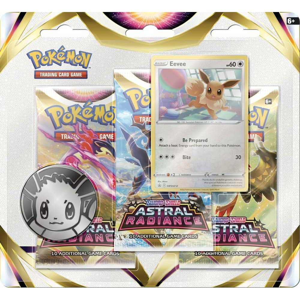 Pokemon Blister 3 Pack - Sword & Shield: Astral Radiance