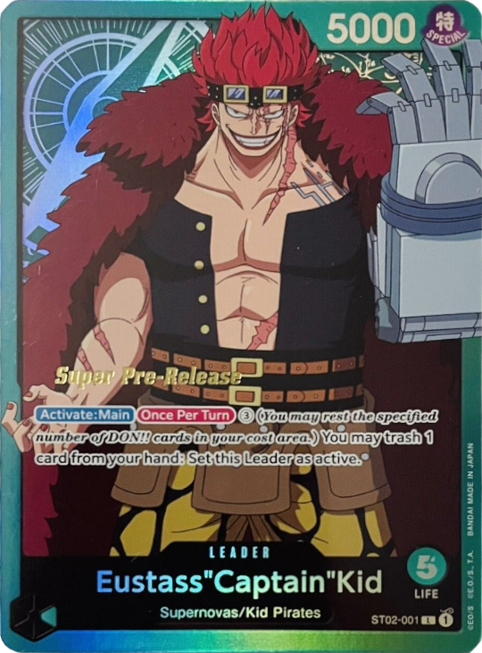 Eustass"Captain"Kid (001) [Super Pre-Release Starter Deck: Worst Generation]